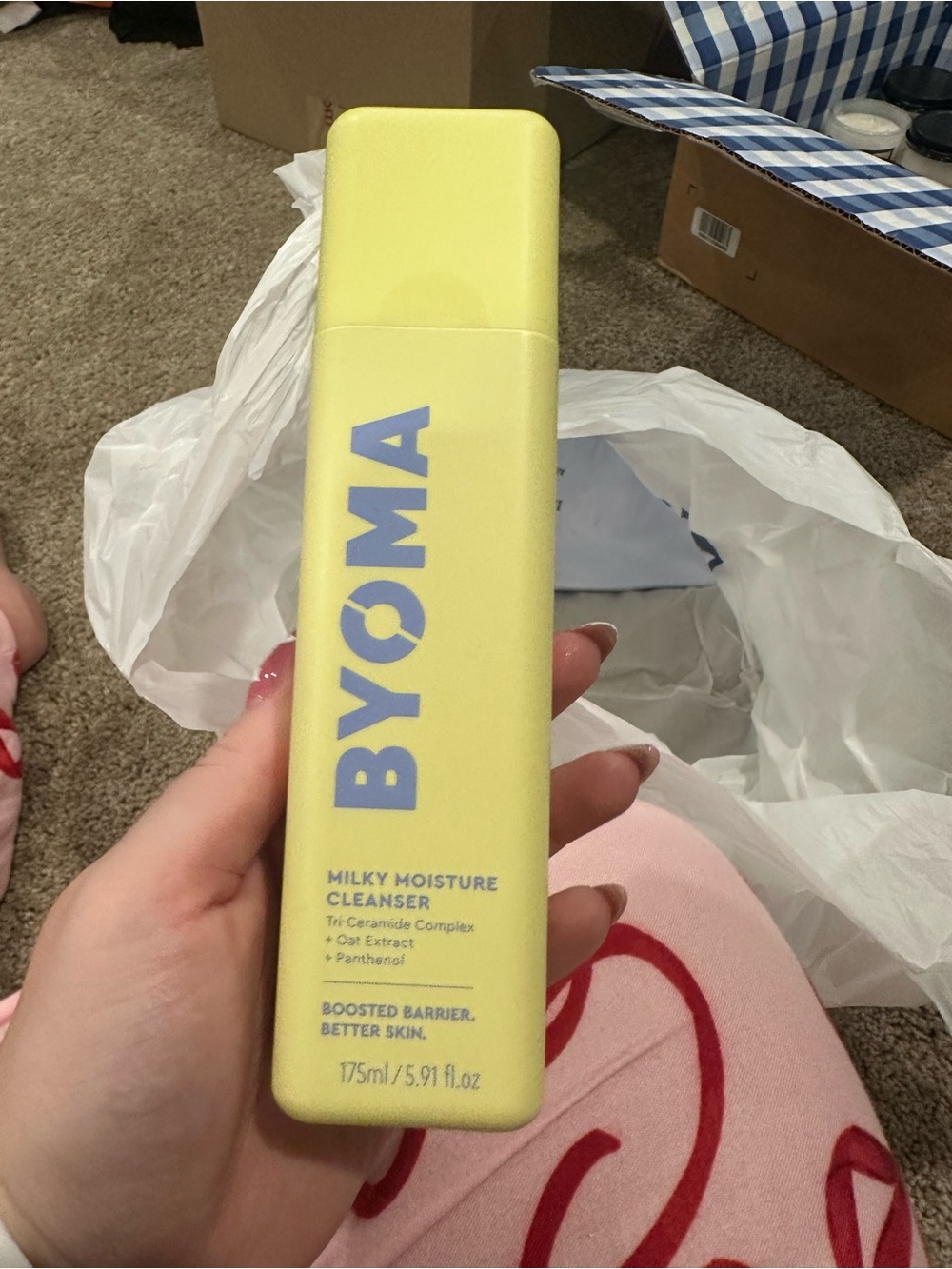 BYOMA Milky Moisture Cleanser — Yellow Hydrating Facial Cleanser